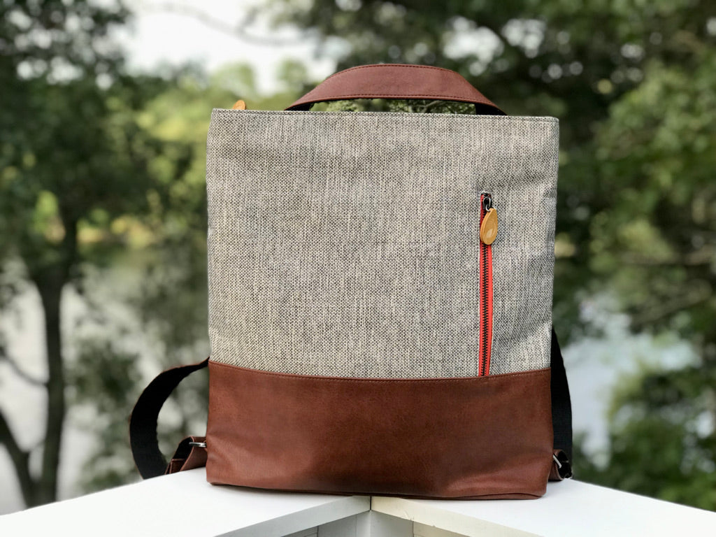 Bolso 3 en 1: tote + mochila + bandolera - el ROCKAWAY